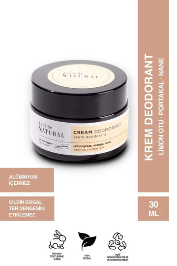 Beyazlatıcı ve Ter Kokusu Önleyici Krem Deodorant