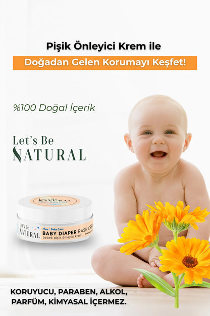 Cilt Rahatlatıcı ve Güçlendirici Etkili Bebek Pişik Önleyici Krem