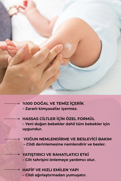 Besleyici Ve Nemlendirici Etkili Sakinleştirici Bebek Bakım Kremi