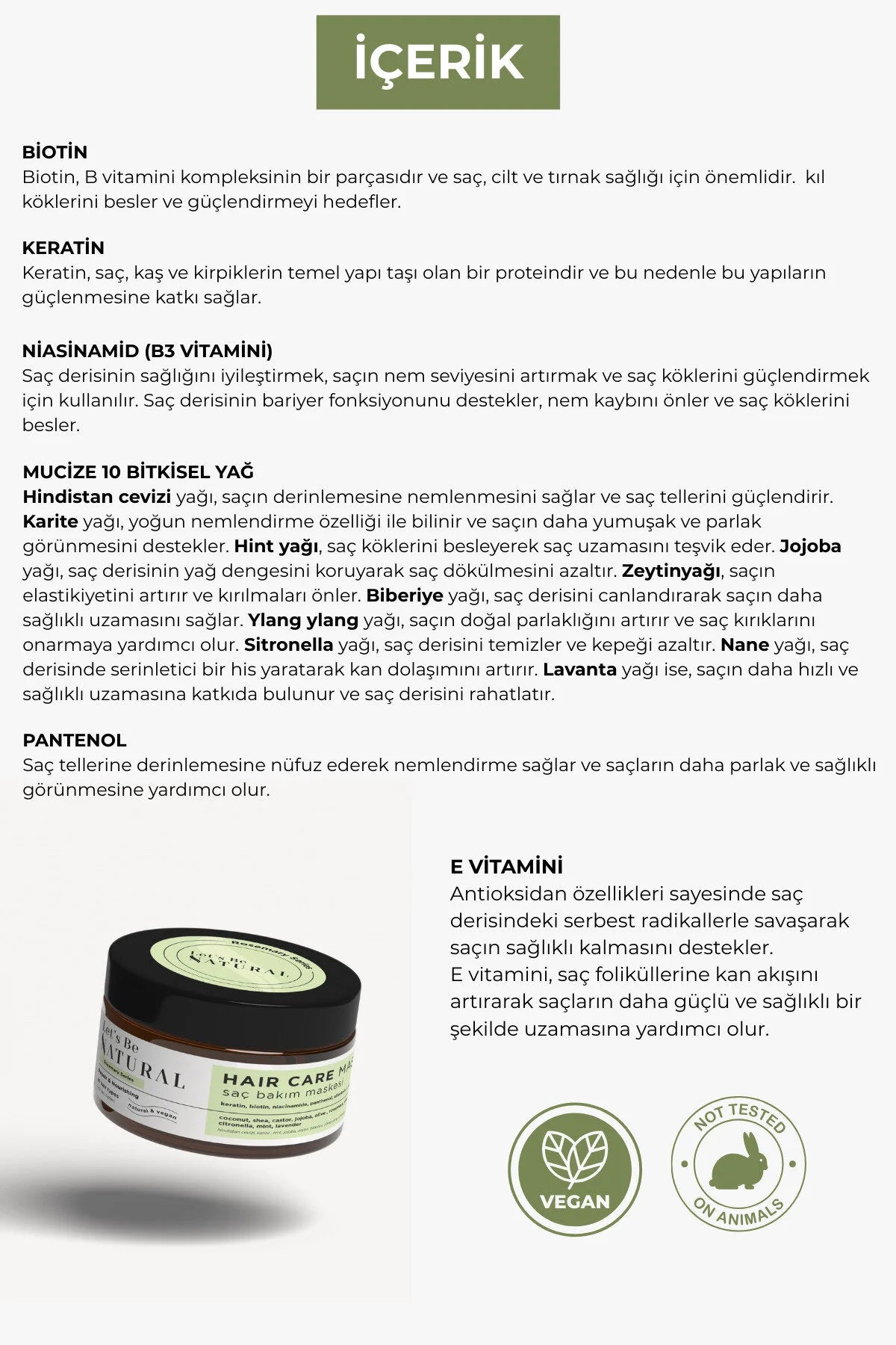 Yıpranmış ve Hasar Görmüş Saçlar İçin Saç Bakım Maskesi