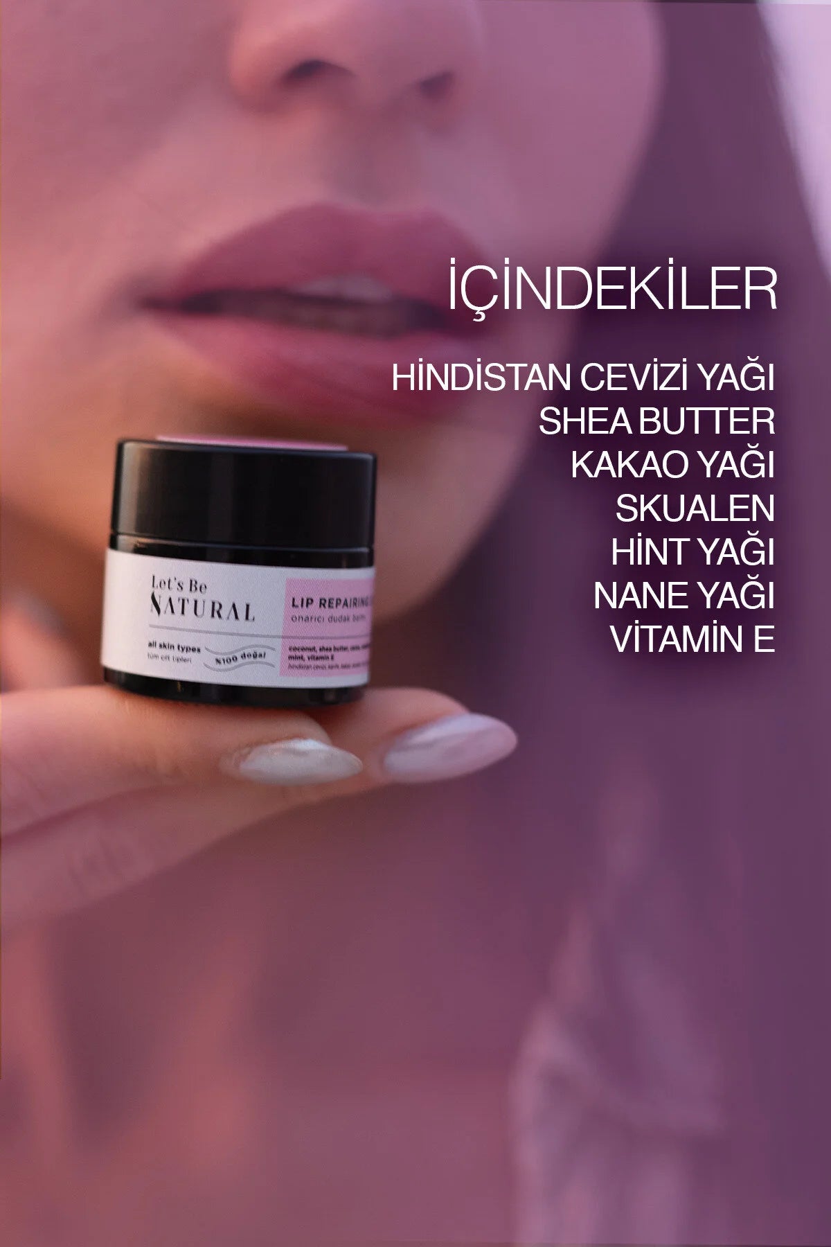 Besleyici, Onarıcı ve Yatıştırıcı Etkili Dudak Balmı
