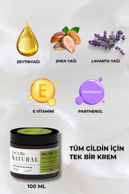 Nemlendirici Etkili Zeytinyağlı Nemlendirici Krem
