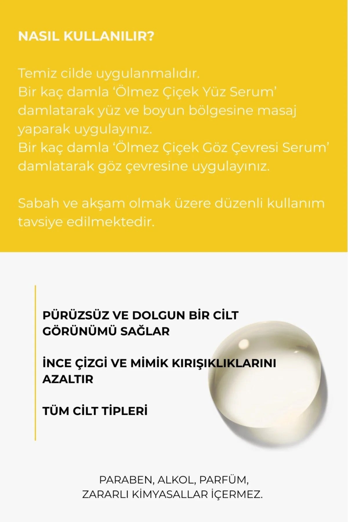 Ölmez Çiçek Yaşlanma Karşıtı Serum Seti