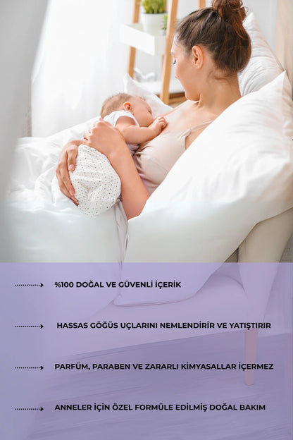 Nemlendiricili ve Onarıcı Etkili Göğüs Ucu Kremi