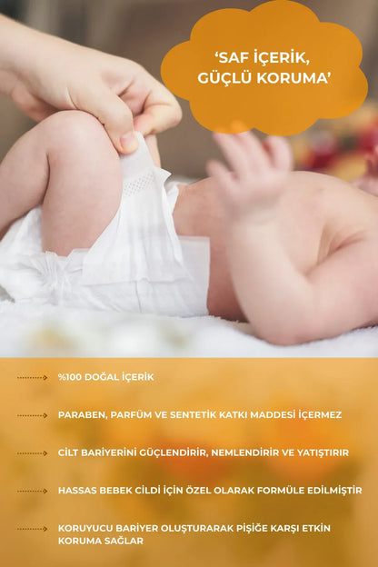 Cilt Rahatlatıcı ve Güçlendirici Etkili Bebek Pişik Önleyici Krem