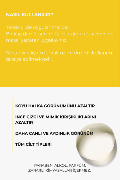 Botoks Etkili Ölmez Çiçek Göz Çevresi Serum