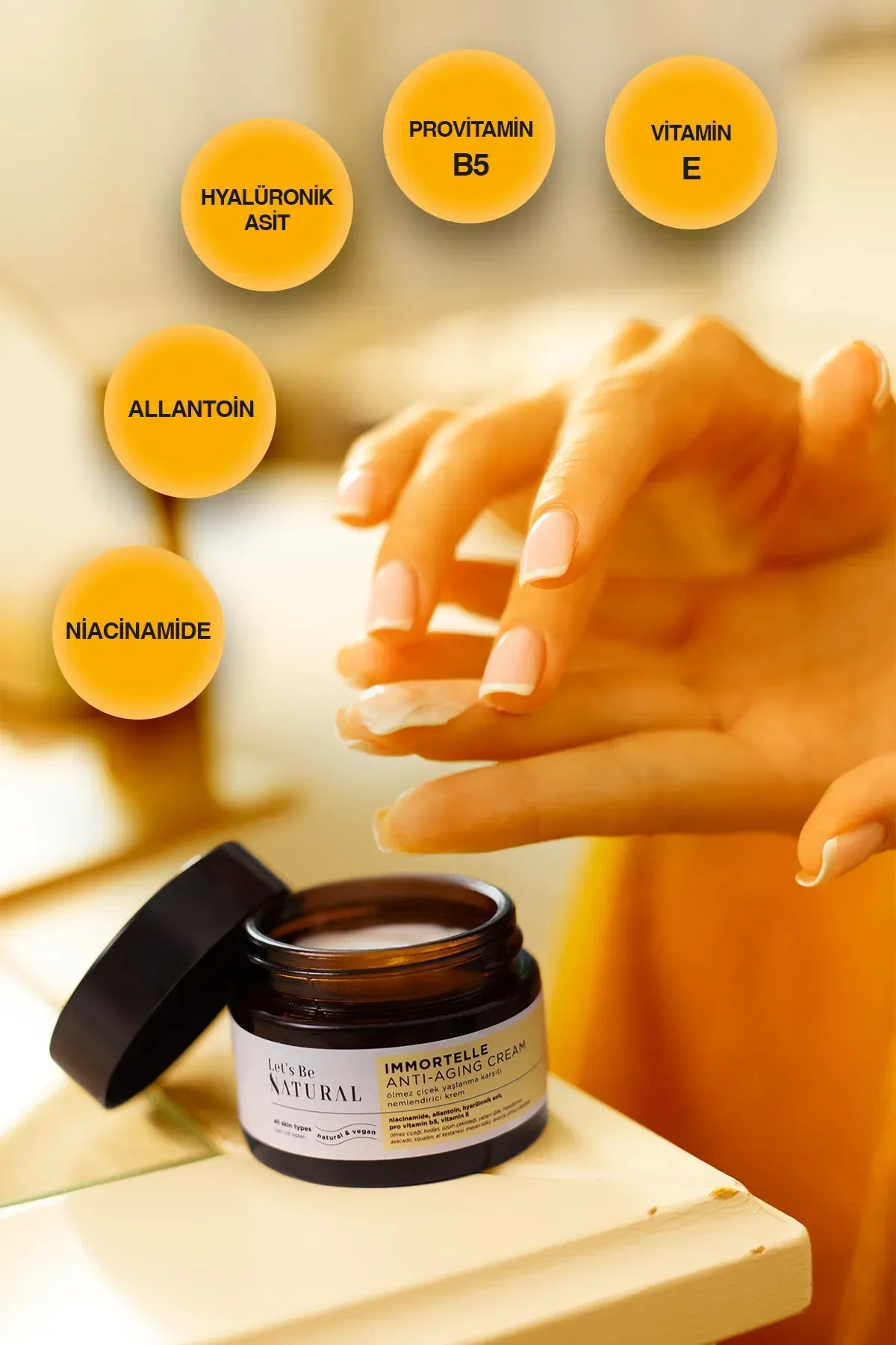 Yaşlanma Karşıtı Anti-Aging Etkili Ölmez Çiçek Kremi