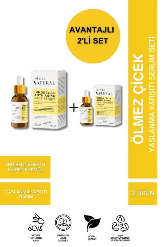 Ölmez Çiçek Yaşlanma Karşıtı Serum Seti