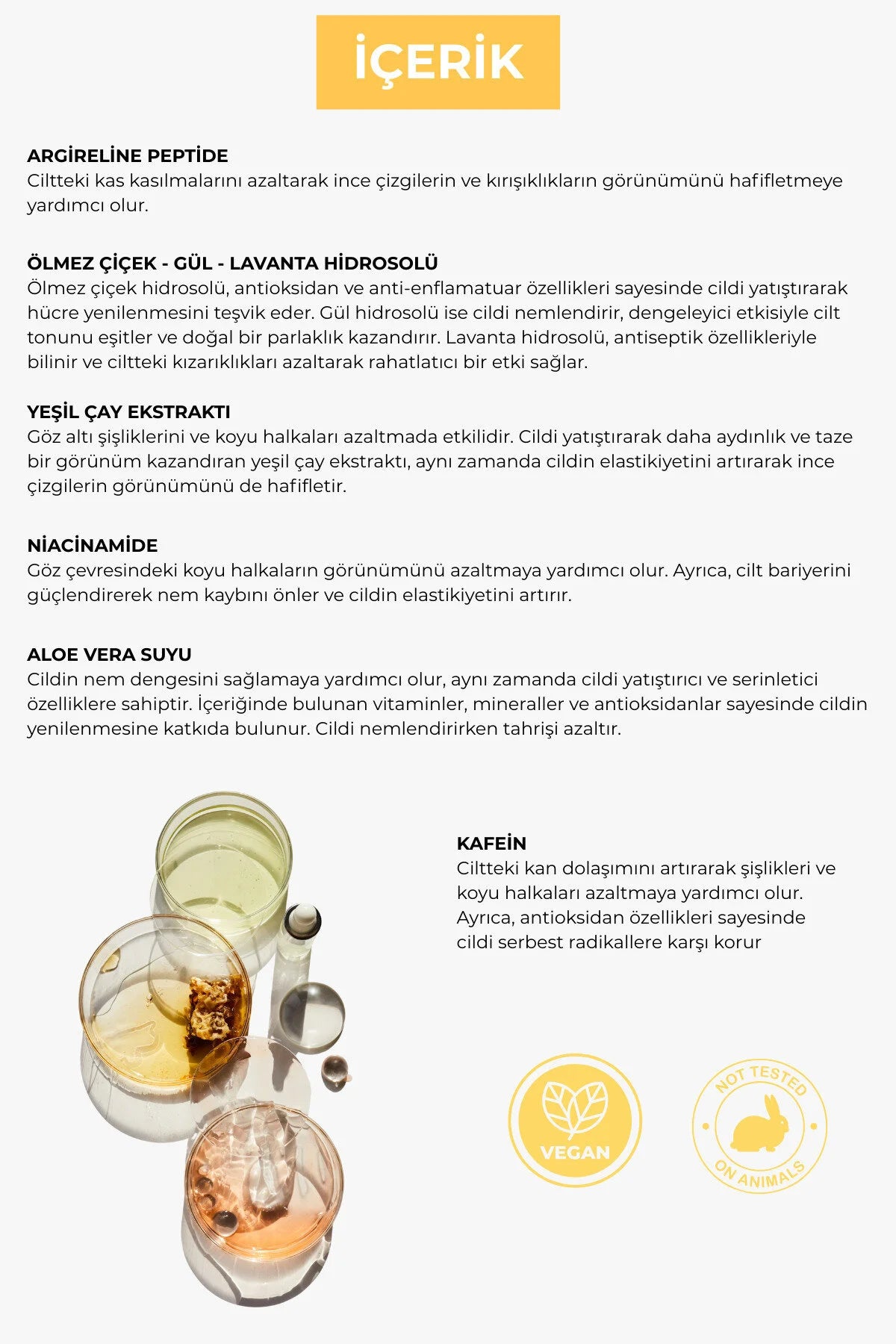 Botoks Etkili Ölmez Çiçek Göz Çevresi Serum