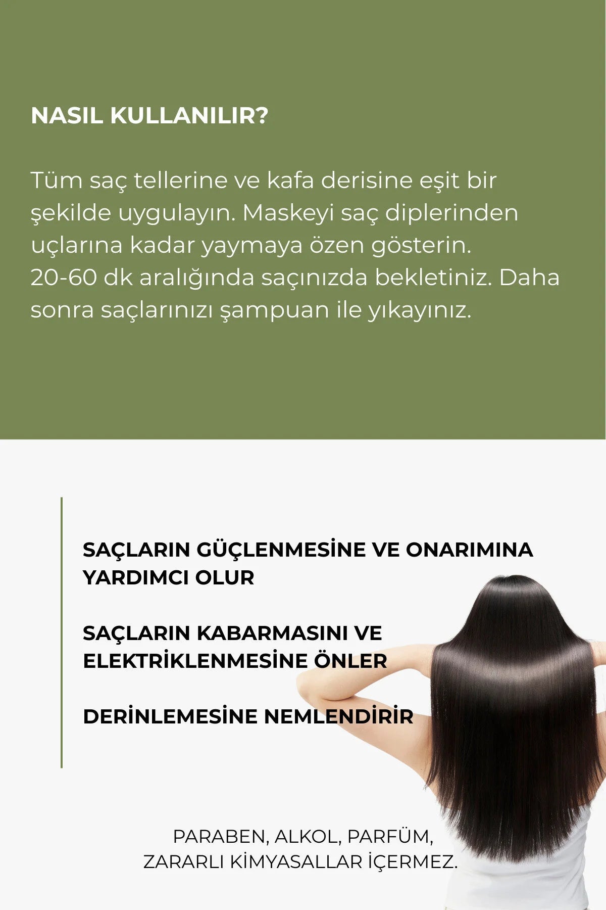 Yıpranmış ve Hasar Görmüş Saçlar İçin Saç Bakım Maskesi