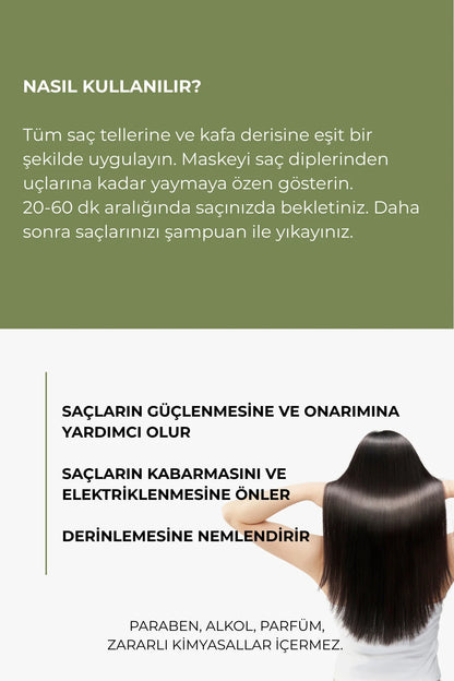 Yıpranmış ve Hasar Görmüş Saçlar İçin Saç Bakım Maskesi