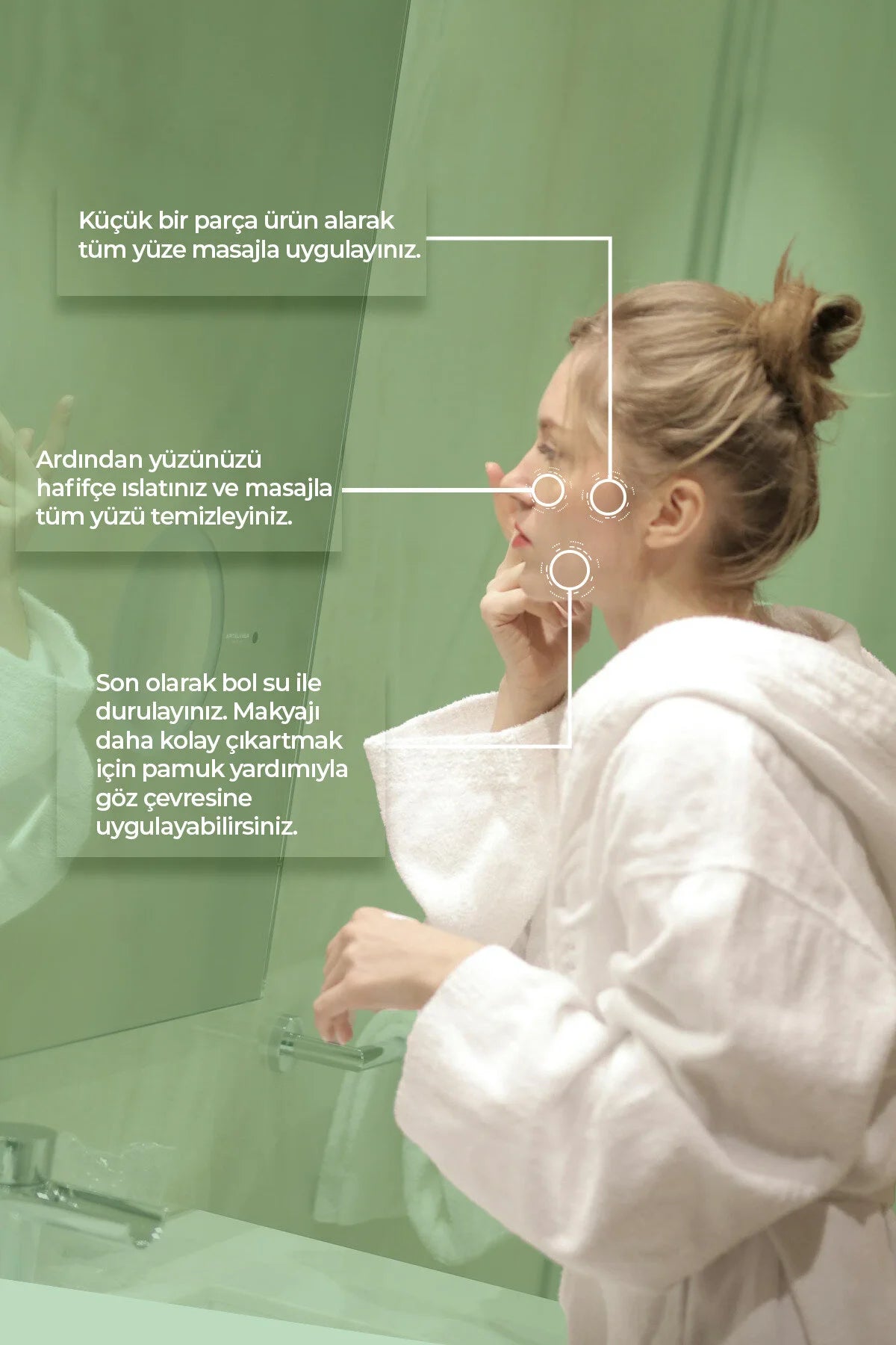 %100 Doğal Makyaj Temizleyici Yüz Temizleme Balmı
