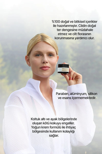 Beyazlatıcı ve Ter Kokusu Önleyici Krem Deodorant