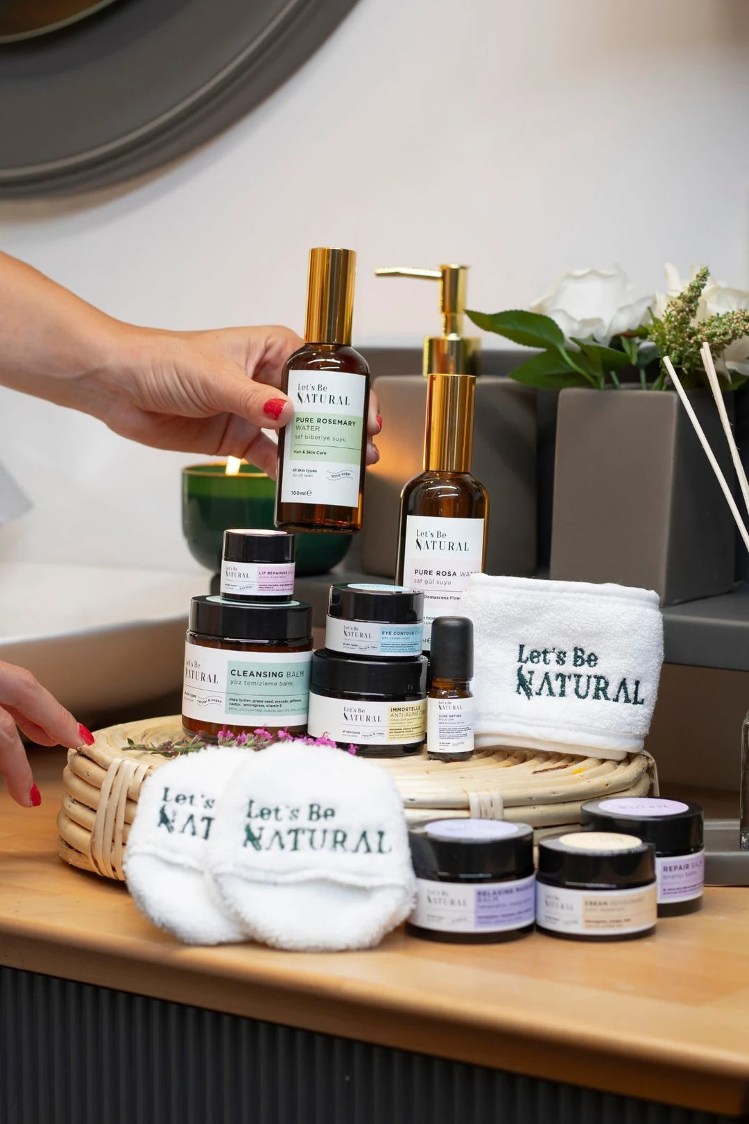 Let's Be Natural, Yumuşak Doku Cilt Bakım Havlu Saç Bandı