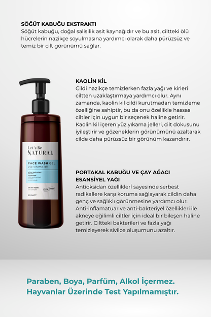 Cilt Temizleyici ve Pürüzsüzleştirici Yüz Yıkama Jeli